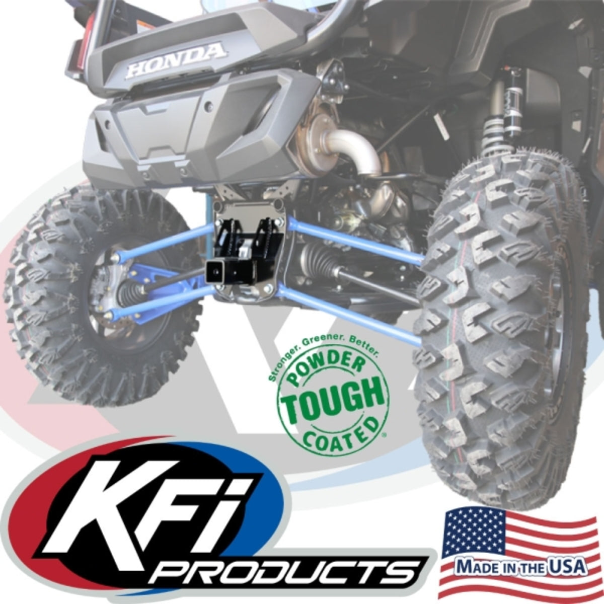 KFI '19-'24 Honda Talon 1000R Rear 2 Inch Receiver Hitch