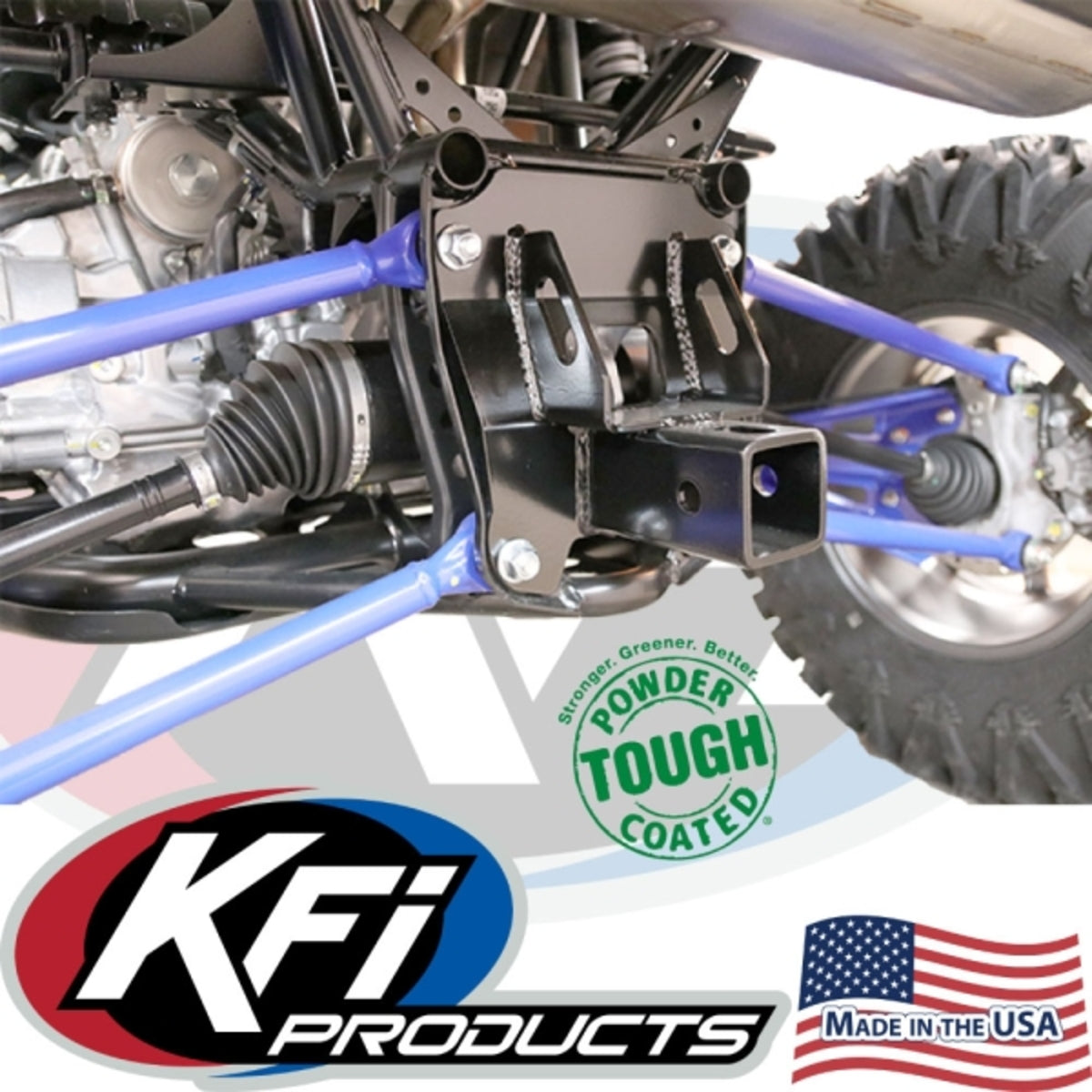 KFI '19-'24 Honda Talon 1000R Rear 2 Inch Receiver Hitch
