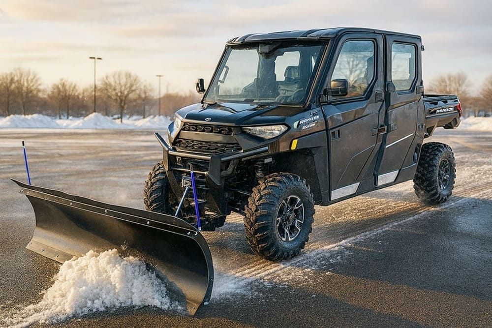 KFI Polaris Complete Snow Plow /Winch Combo