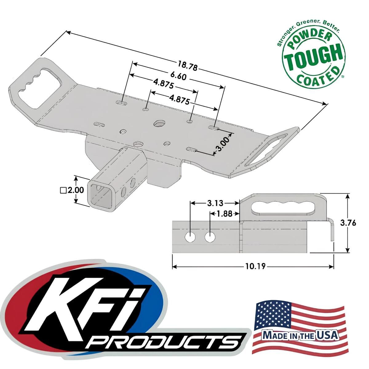 KFI Polaris Ranger Xp 1000 / Gravely Multi-Mount Winch Kit