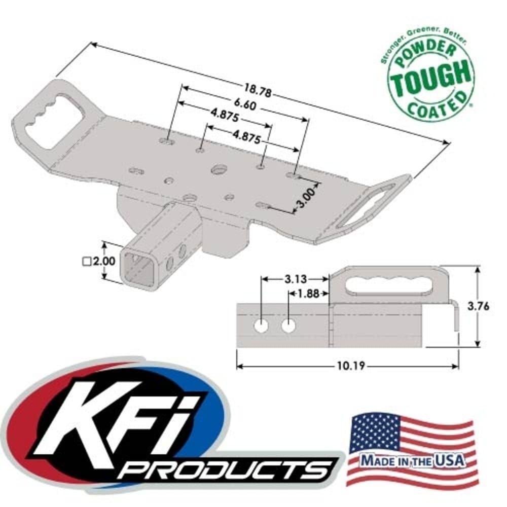 KFI Polaris Ranger XP 700 Multi-Mount Winch Kit