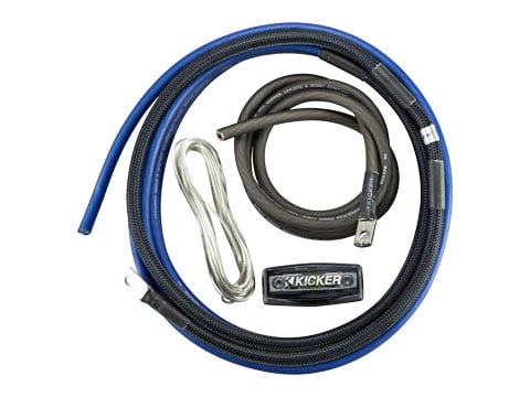 Kicker 4AWG 2-Channel Amp Kit