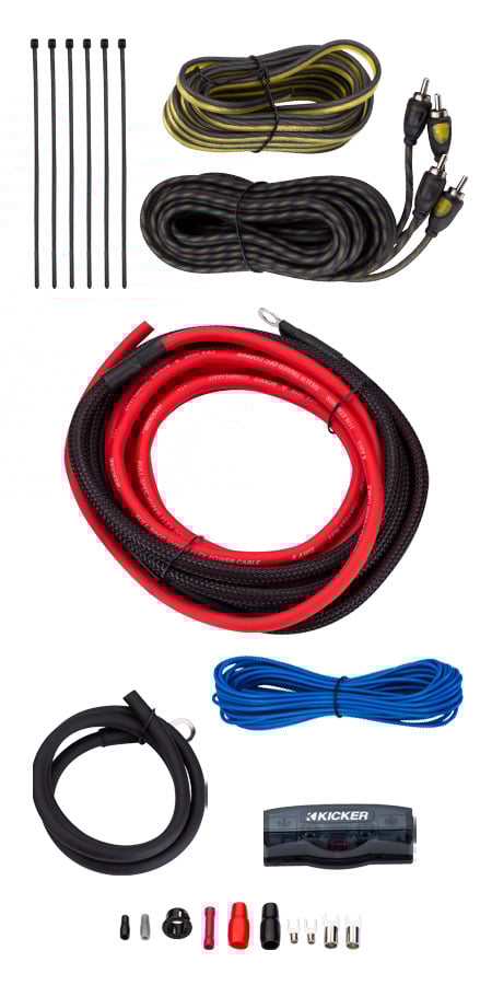 Kicker 6AWG 2-Channel Amp Kit