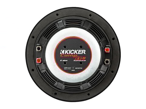 Kicker 8" CompRT 2 Ohm Subwoofers