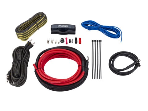 Kicker 8AWG 2-Channel V-Series Amp Value Kit