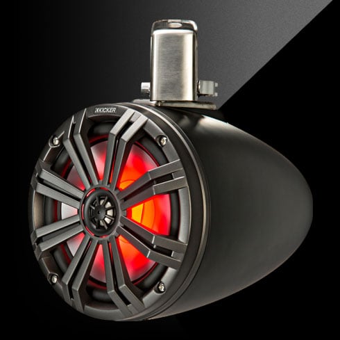 Kicker KMTC8 8" Coaxial Tower Speakers - Pair