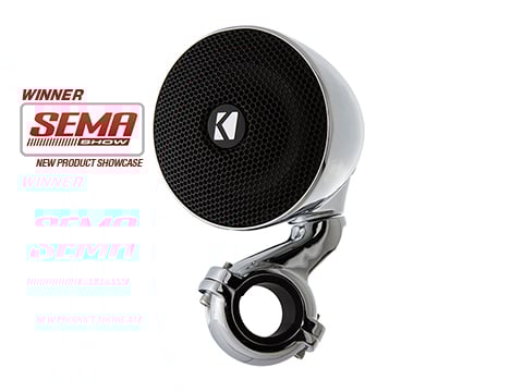 Kicker PSM 3" 4Ω Chrome Enclosed Speaker Pair