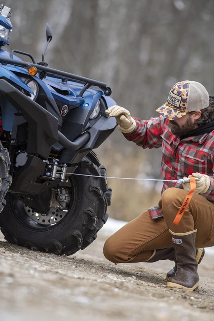 Kolpin 2500 LB Steel Cable Winch Kit