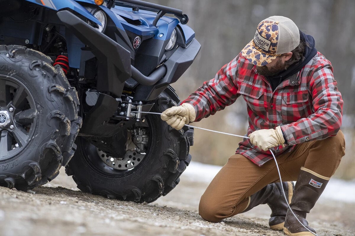 Kolpin 2500 LB Steel Cable Winch Kit