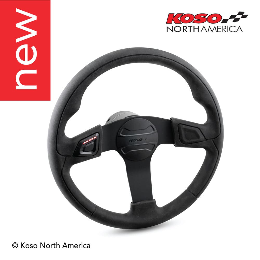 KOSO Heated Steering Wheel | for Utvs or Golf Carts
