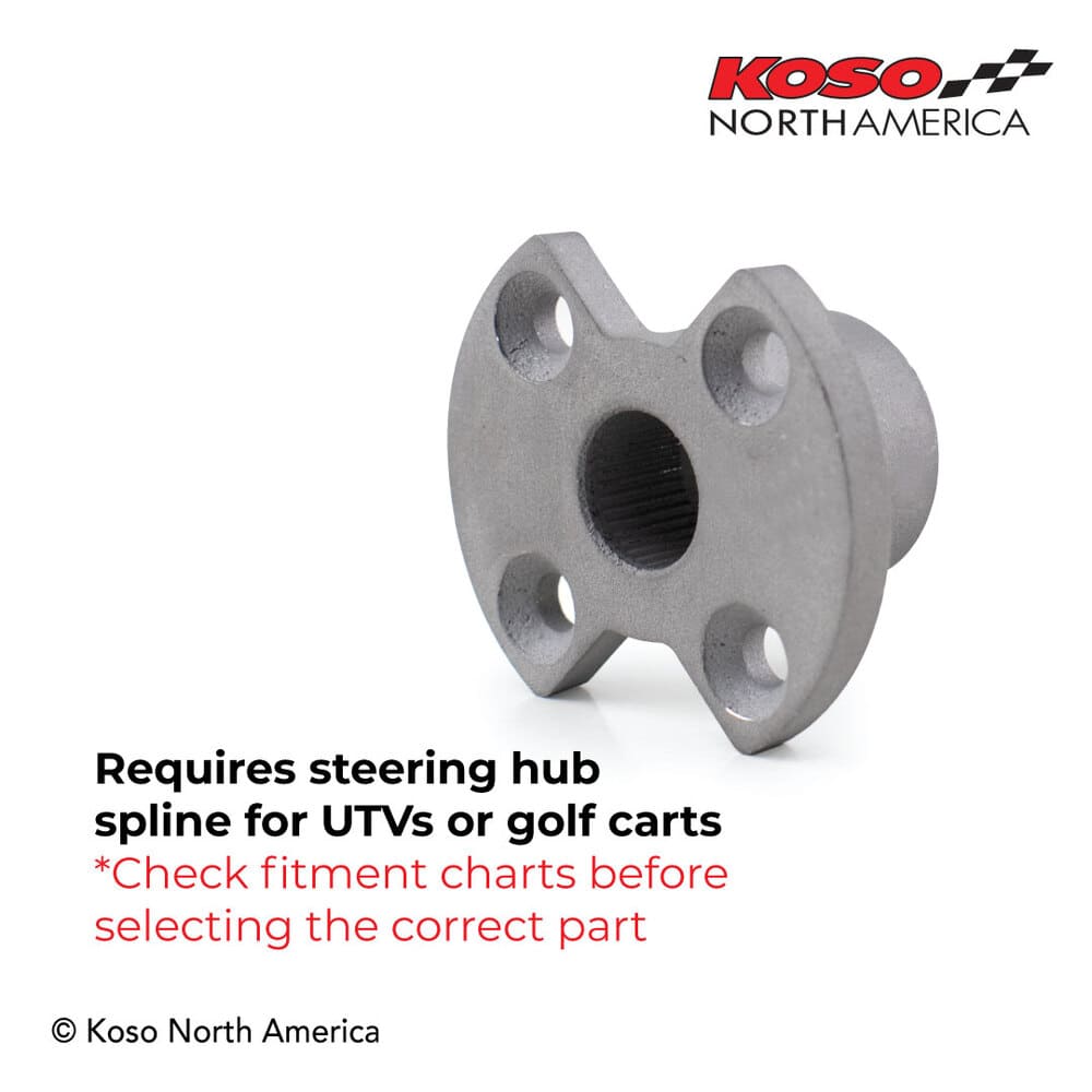 KOSO Heated Steering Wheel | for Utvs or Golf Carts