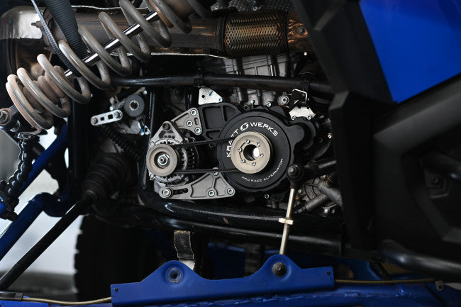 Kraft Werks '16-'22 Polaris RZR Turbo/Turbo S Pro-Race Alternator Kit - 60Amp