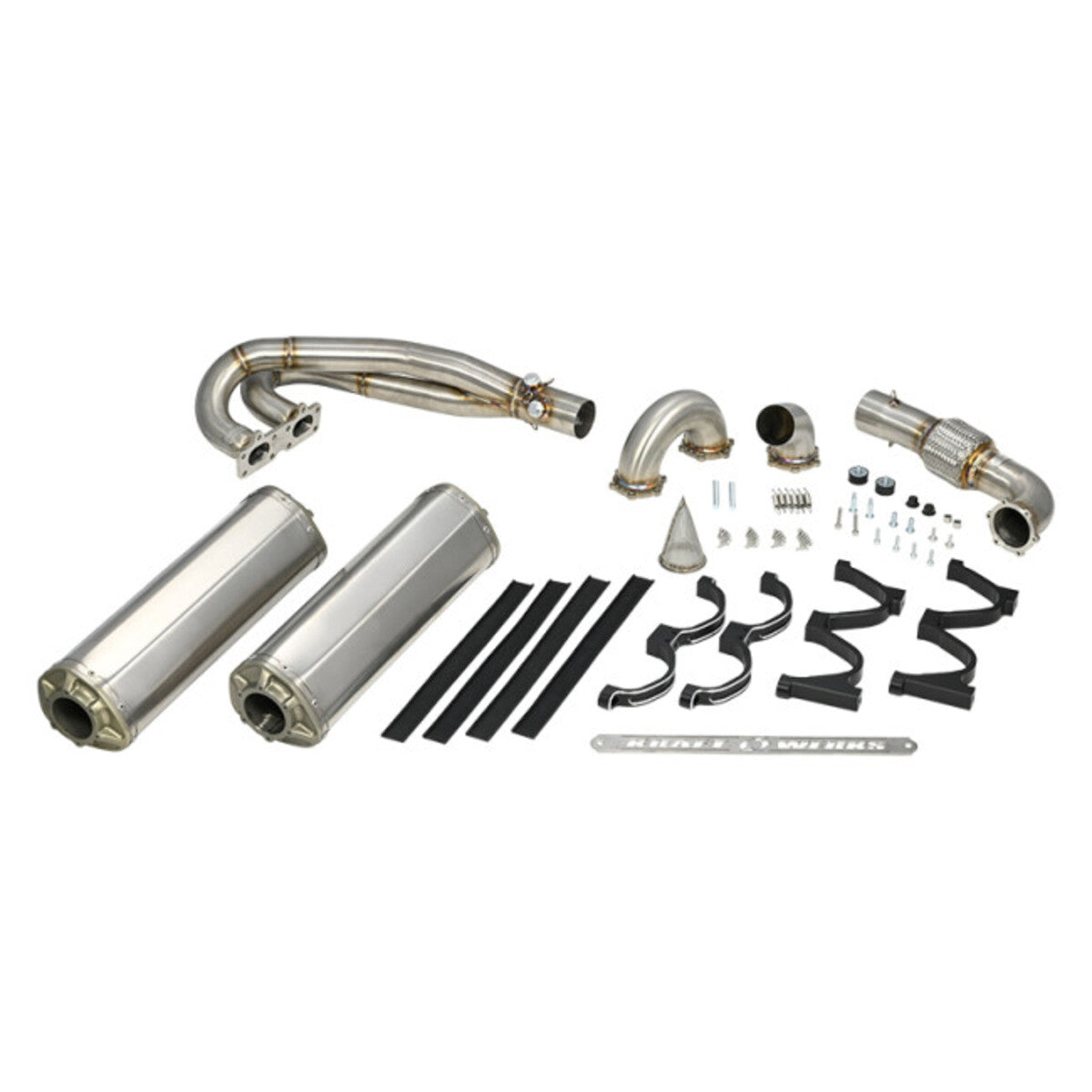 KraftWerks '14-'23 Polaris RZR Full Exhaust Dual Muffler