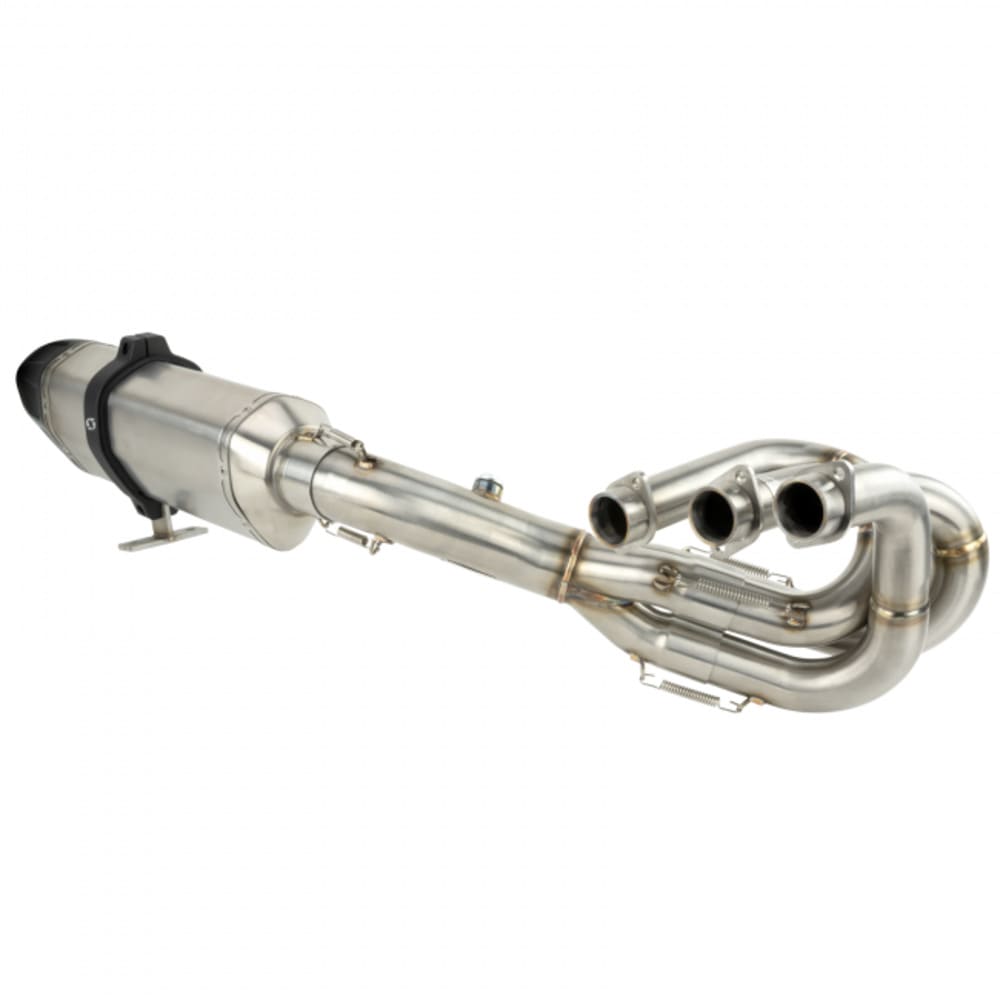 KraftWerks '16-'24 Yamaha YXZ 1000R Extreme RR Exhaust System - 3 to 1 Merge Collector