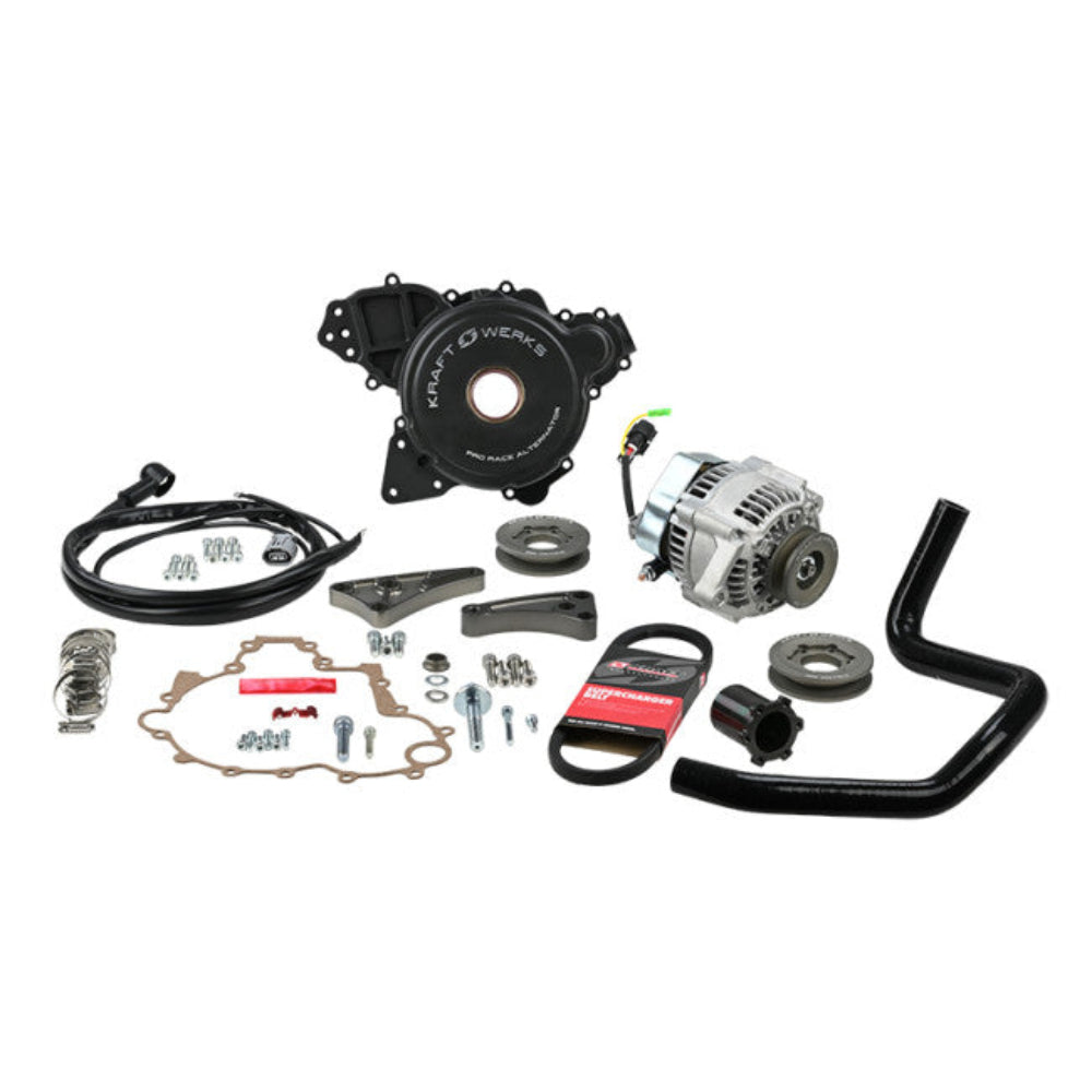 KraftWerks '22-'24 Polaris RZR Turbo R 100Amp Extreme Duty Alternator Kit