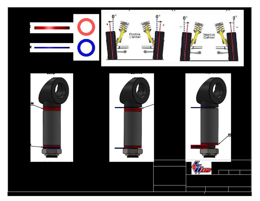 L&W Fab '18-'21 Polaris Ranger Forward A Arms with Adjustable Uppers