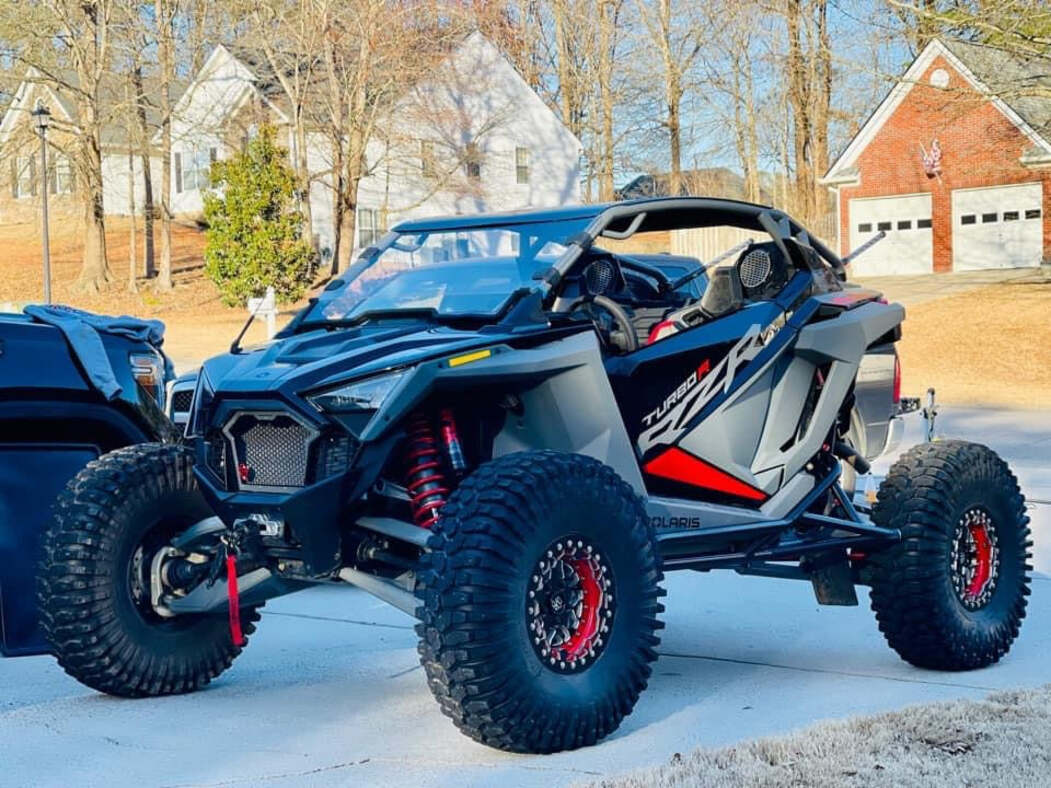 L&W Fab Polaris RZR Turbo R 2 Seater Tree Kickers