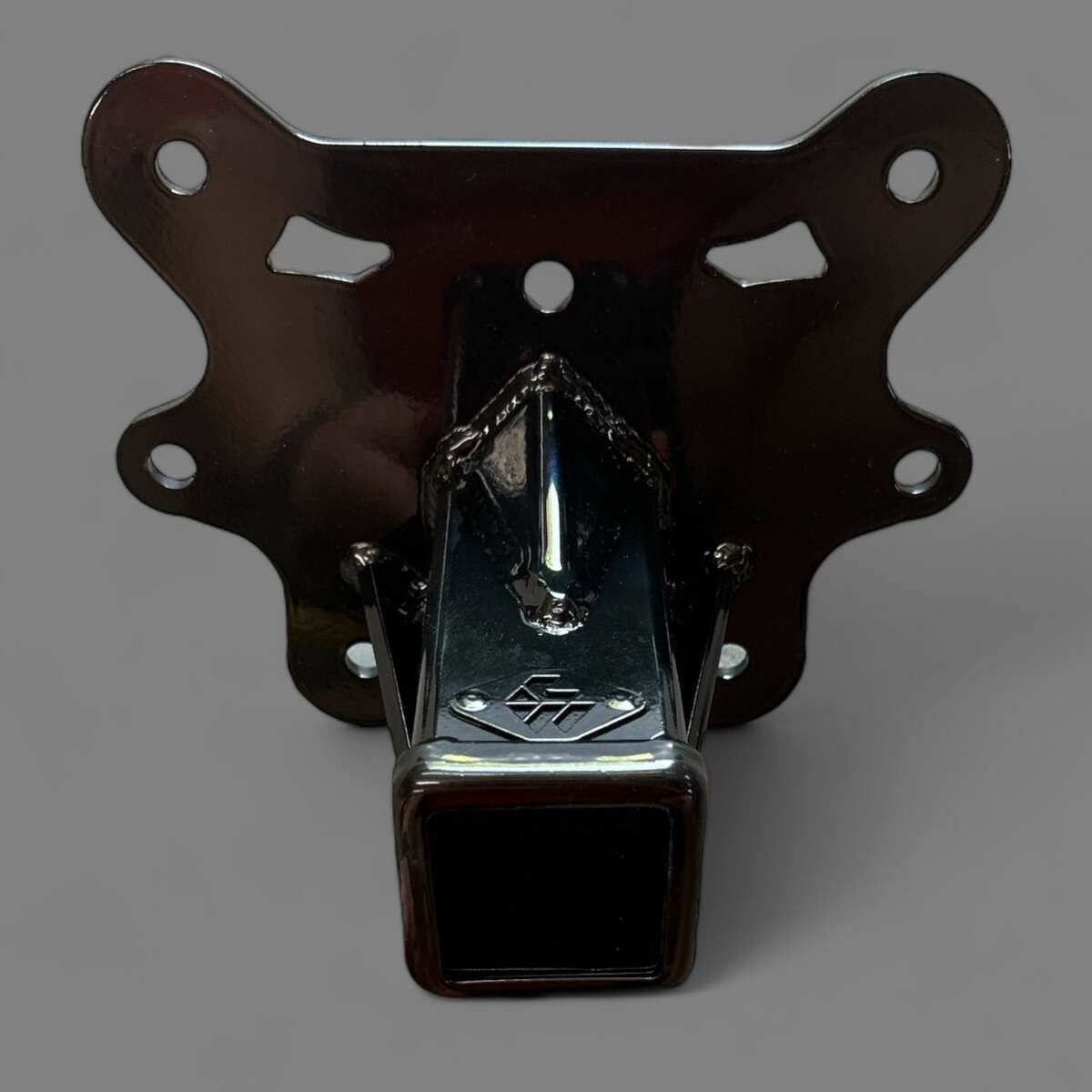 L&W Fab Polaris RZR Turbo S Receiver Hitch Plate for Bumper