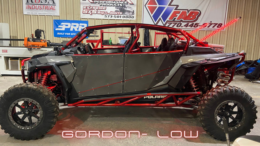 L&W Fab Polaris RZR XP 1000/Turbo/Turbo S 4 Seater Gordon Low Cage
