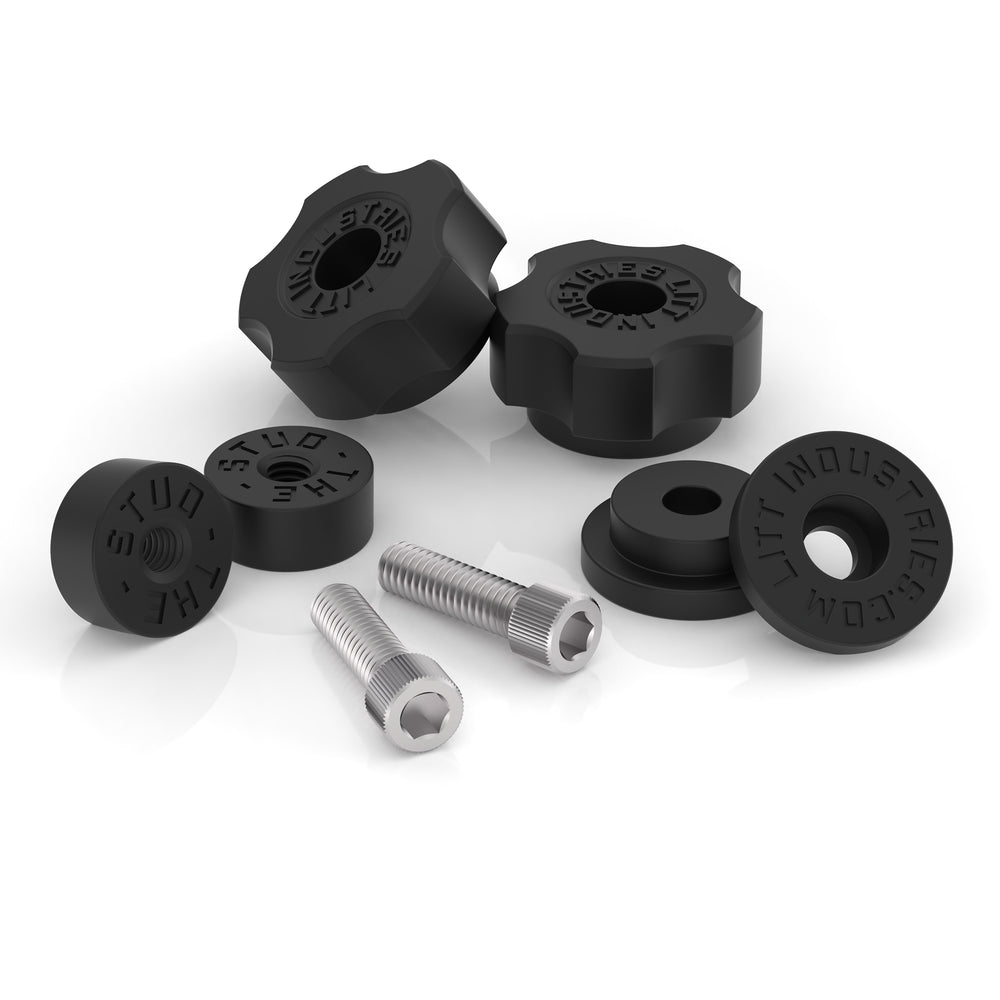 Litt Industries Polaris RZR Pro XP Solid Mount Stud Lock N Ride Anchor System - 2 Pack