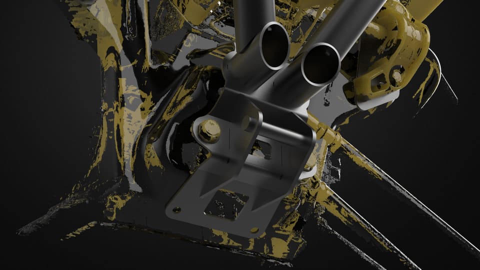 LSK Can-Am Maverick R Tire Carrier & Rear Bumper