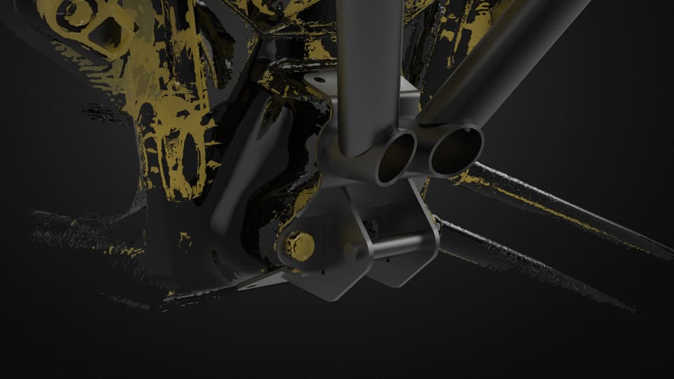 LSK Can-Am Maverick R Tire Carrier & Rear Bumper