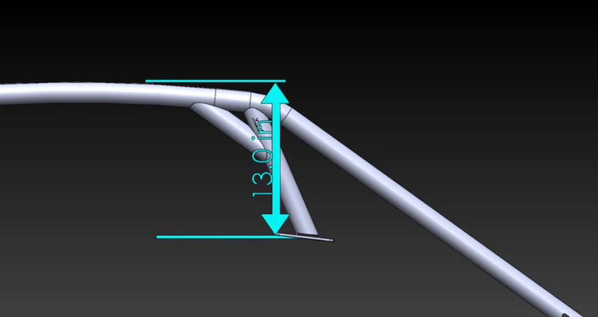 LSK Can-Am Maverick X3 2 Seat Radius Cage