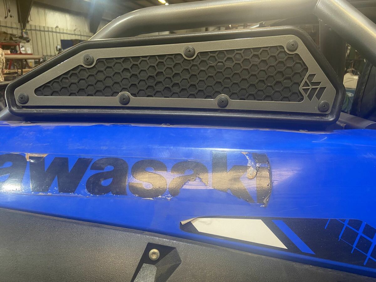 L&W Fab Kawasaki KRX Side Vent Covers