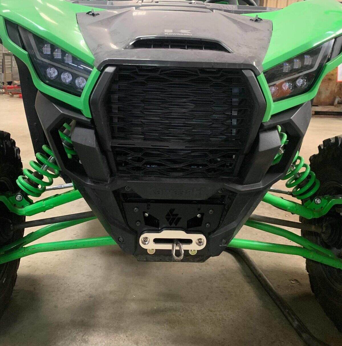 L&W Fab Kawasaki KRX 1000 Winch Mount