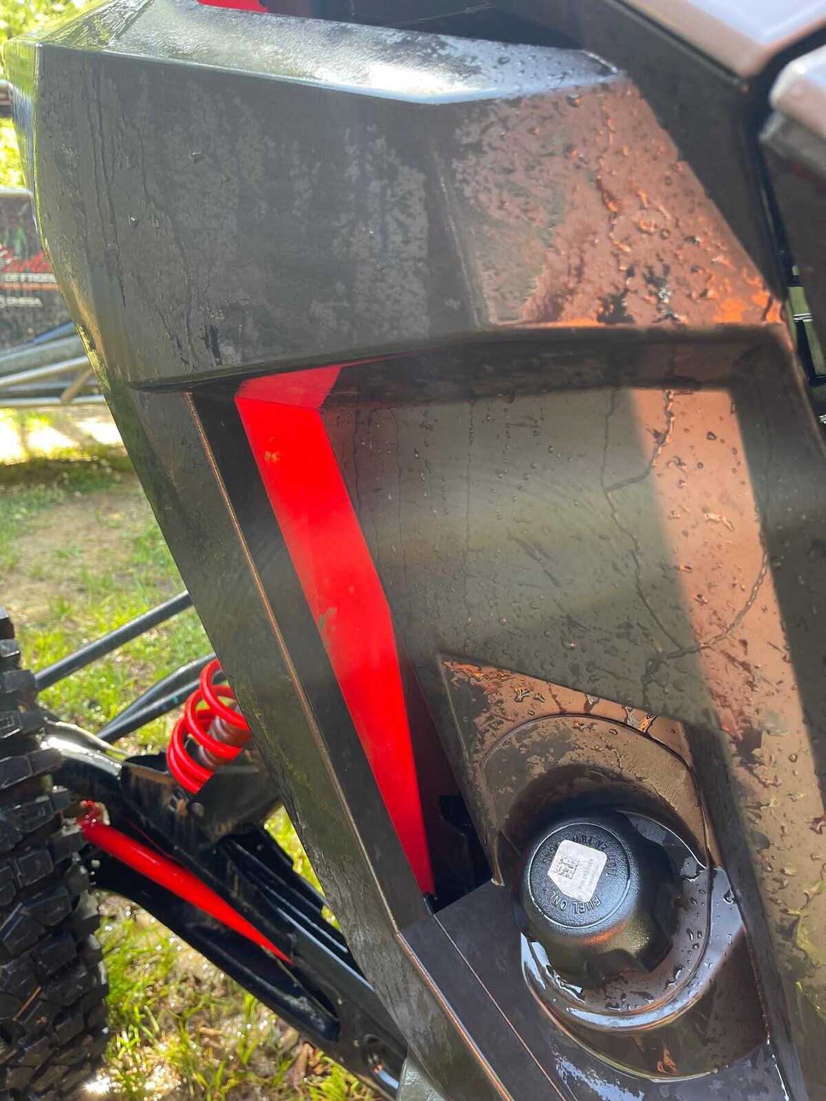 L&W Fab Polaris RZR Pro R Rear Inner Fender Mud Guard
