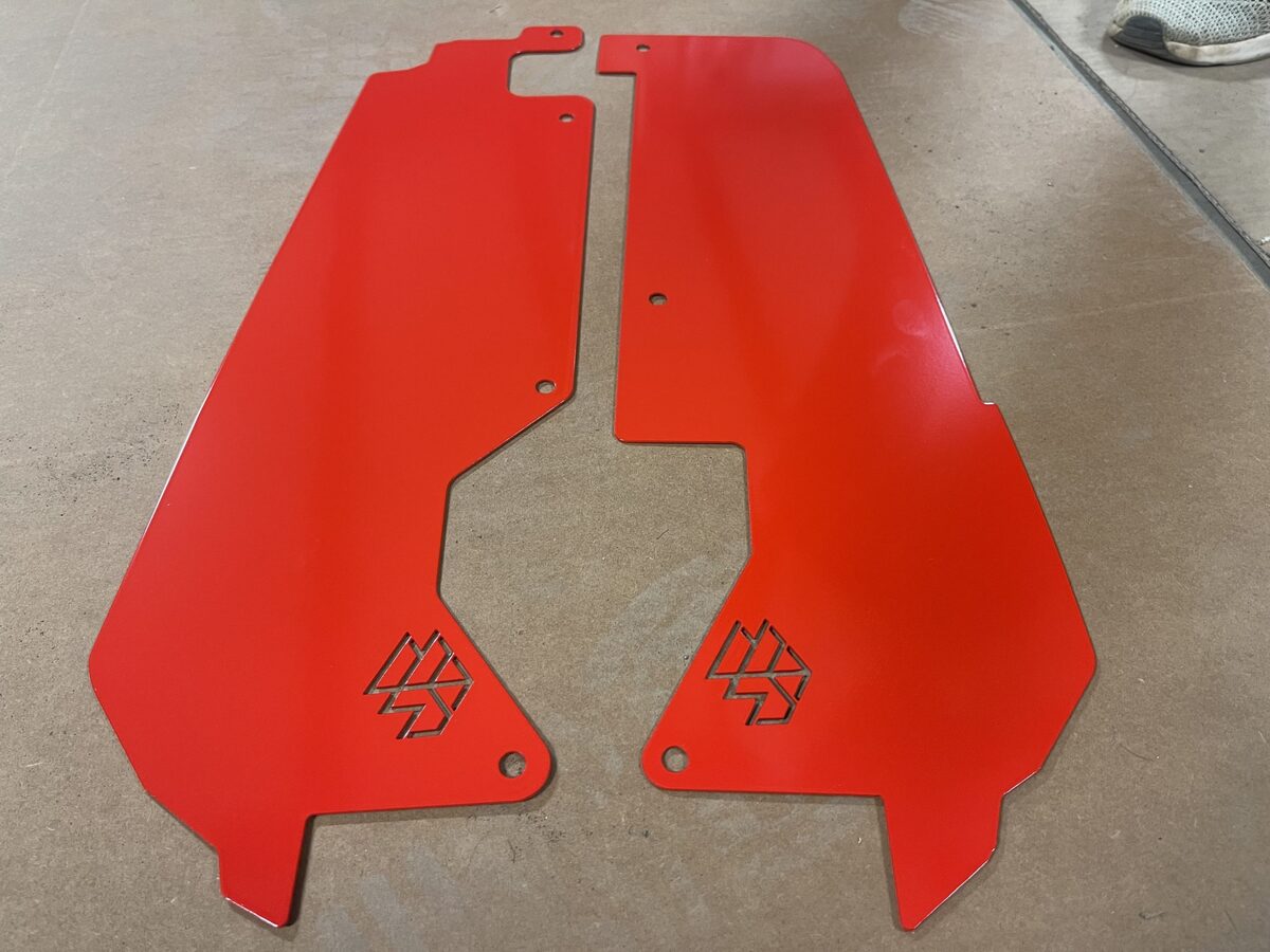 L&W Fab Polaris RZR Pro XP/Turbo R Rear Inner Fender Mud Guard