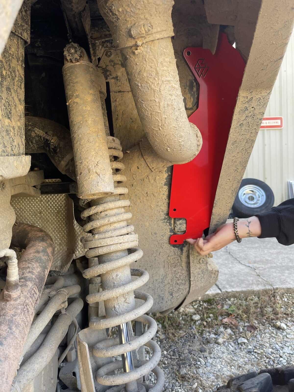 L&W Fab Polaris RZR Pro XP/Turbo R Rear Inner Fender Mud Guard