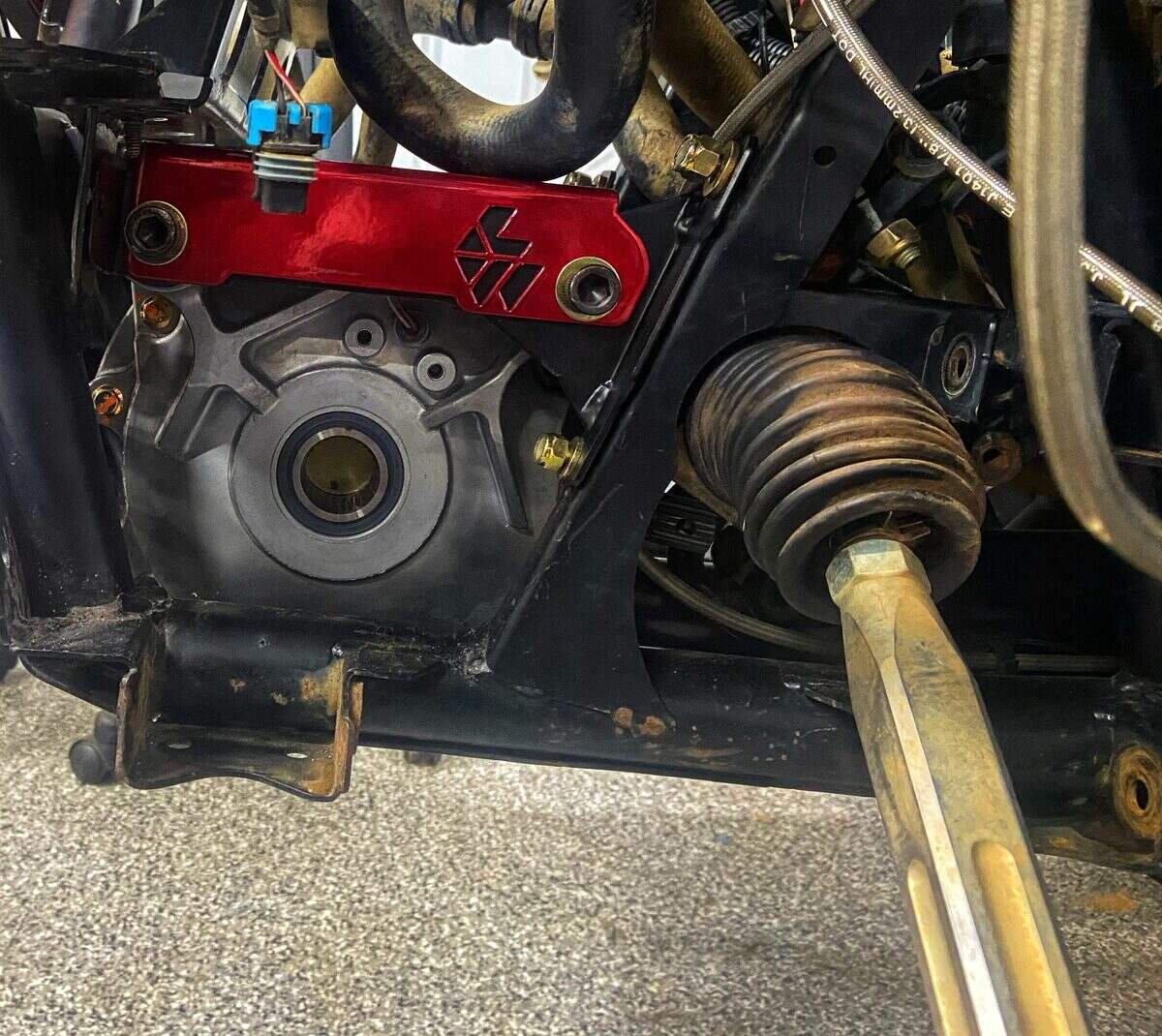 L&W Fab Polaris RZR RS1 Diff Plate