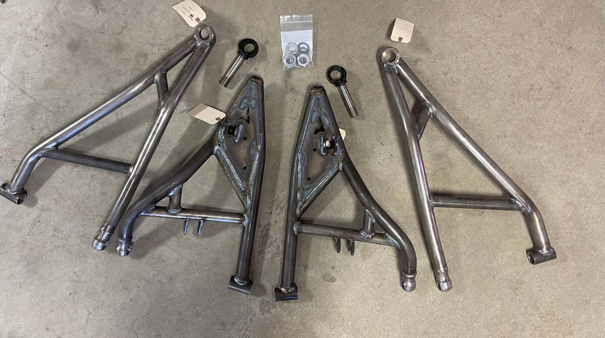 L&W Fab Polaris RZR Turbo S Forward A-Arms with Adjustable Uppers