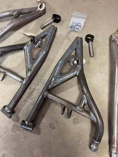 L&W Fab Polaris RZR Turbo S Mega Ball Joint Forward A-Arms with Adjustable Uppers