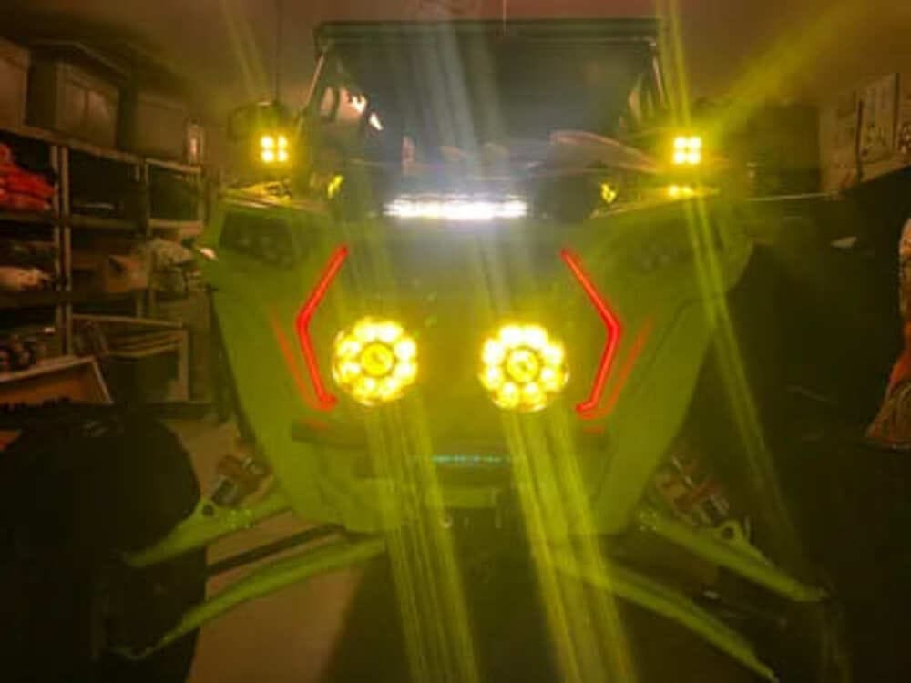 M Whips 11" Thin Mini LED White Light Bar - 78 Watt