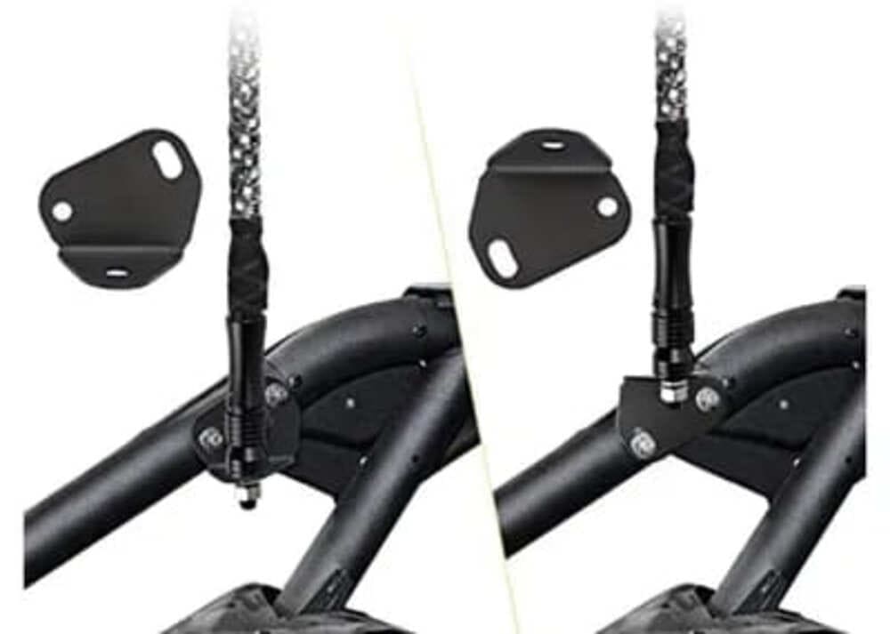 M Whips '17-'21 Can Am Maverick X3 Rear Pillar Whip/pod Mounting Brackets - Pair