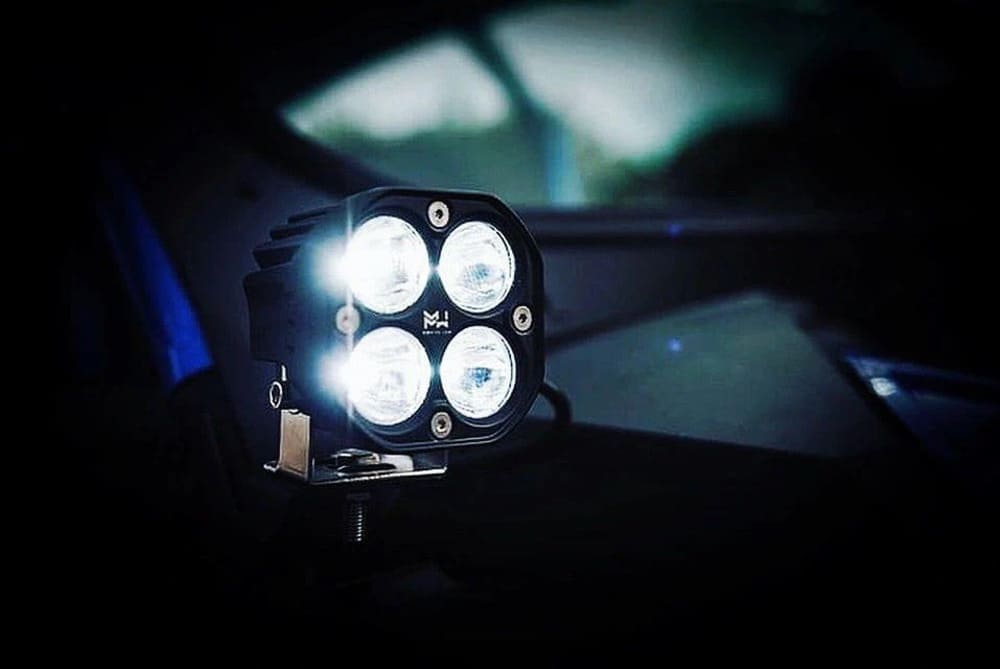 M Whips 3" LED Driving Pods – 3400 Lumens