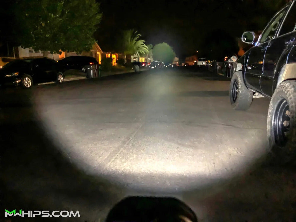 M Whips 3" White Spot Light - Pair