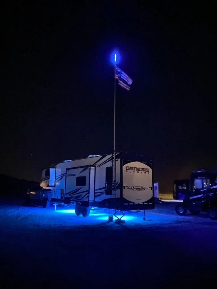 M Whips 4ft RGB Color Changing Camp Locator Kit