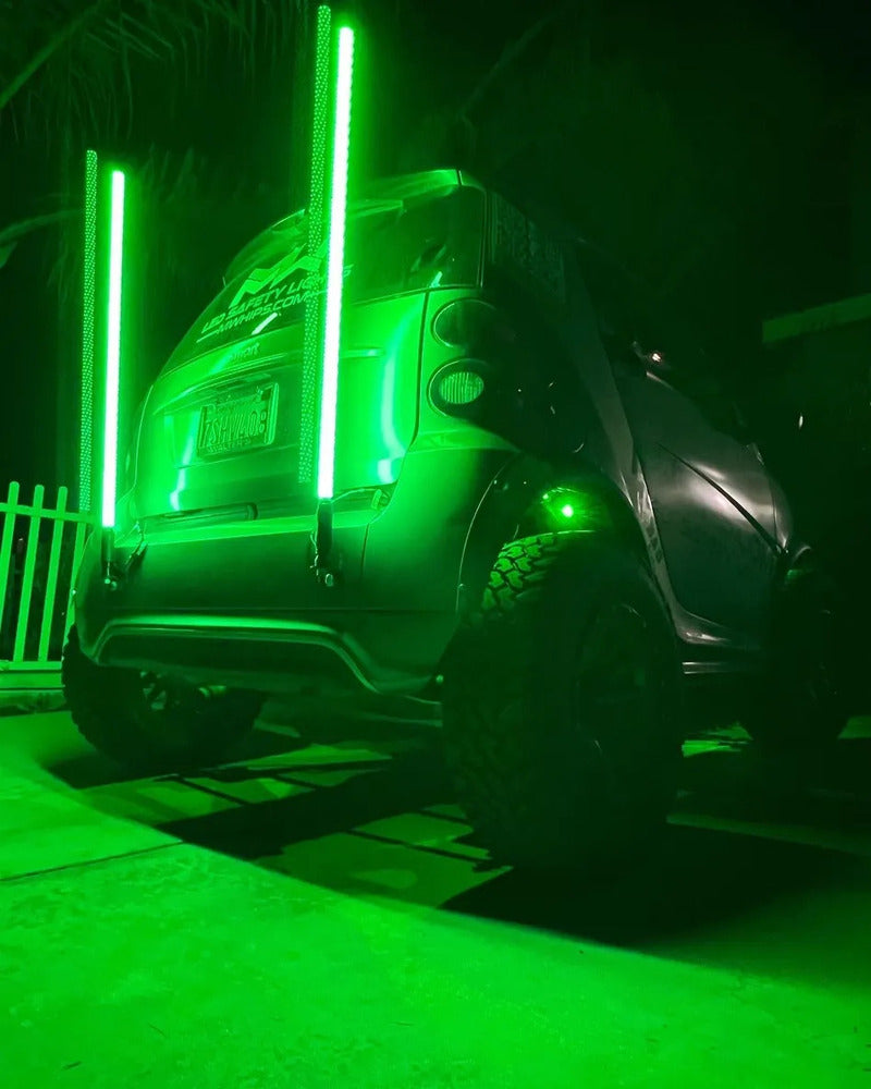 M Whips Color Changing RGB LED Whip & Rock Combo Kit