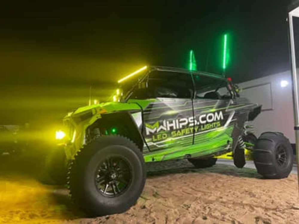 M Whips Color Changing Whips - Pair