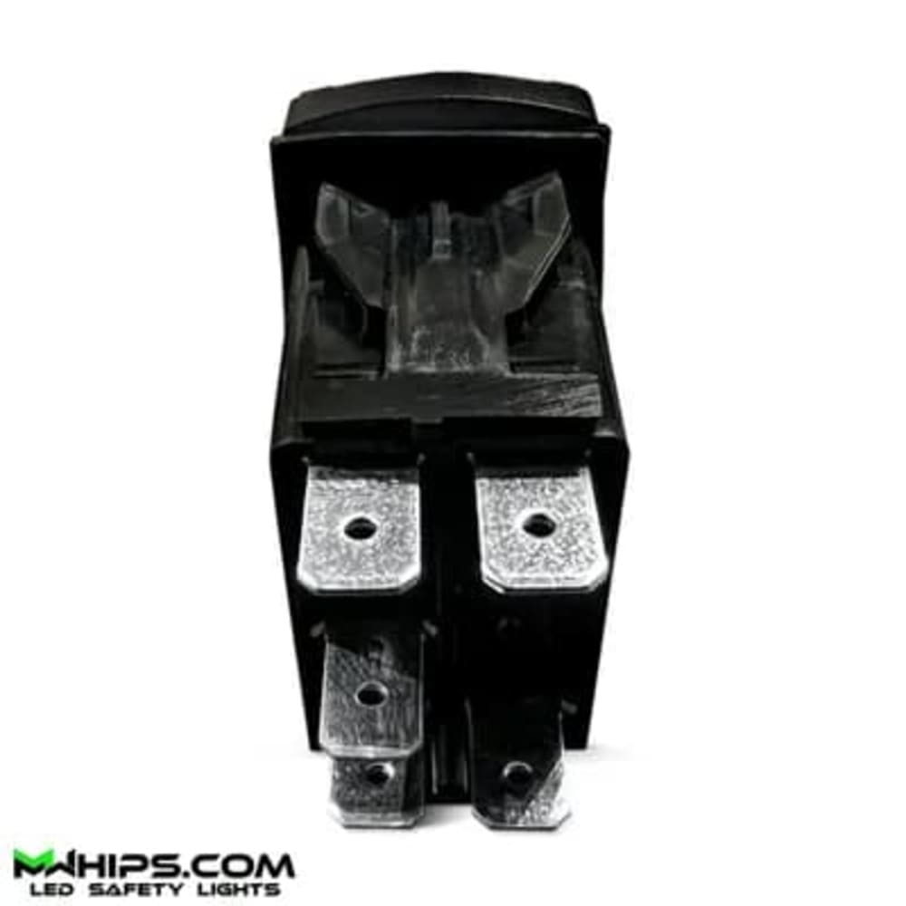 M Whips Dual Blue LED 5 Pin Dome Lights Rocker Switch - 20A/12V