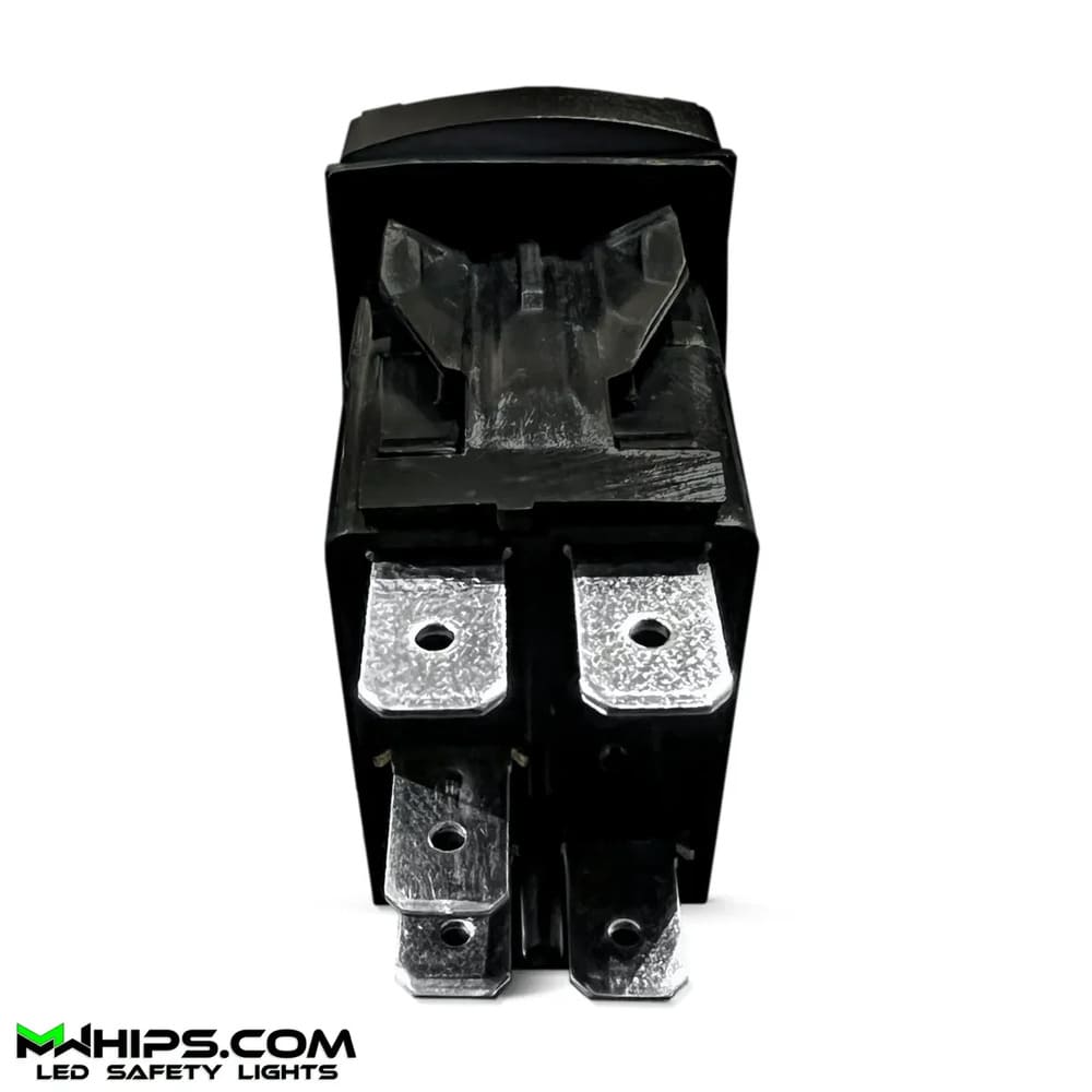M Whips Dual Blue LED 5 Pin On/Off Rocker Switch - Bumper Lights