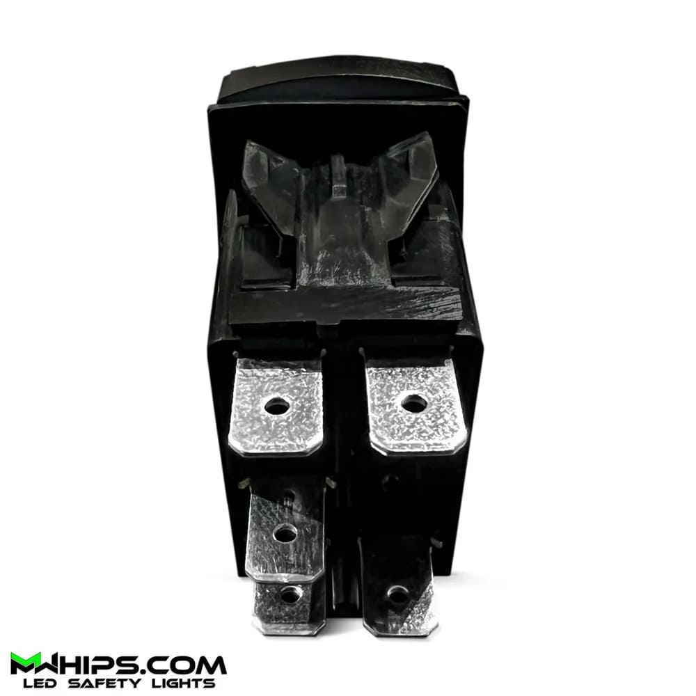 M Whips Dual Blue LED 5 Pin On/Off Rocker Switch - Dome Lights