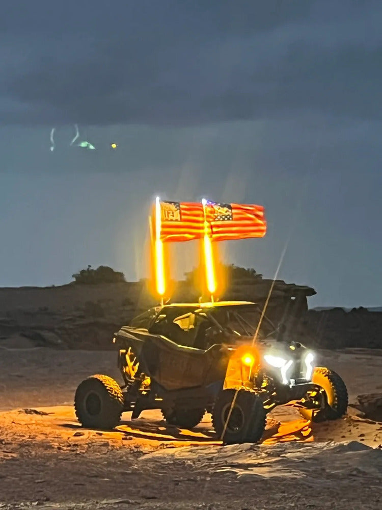 M Whips Murray Single Color LED Whip