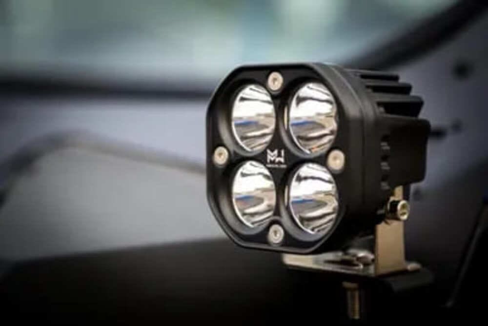 M Whips Polaris Rzr A-Pillar Pod Mounting Brackets - Pair