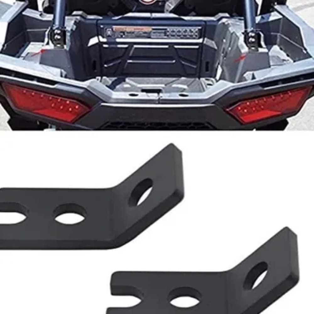 M Whips Polaris RZR Rear Pillar Whip/pod Mounting Brackets - Pair