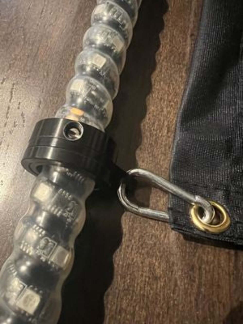M Whips Swivel LED Whip Flag Clips - Pair