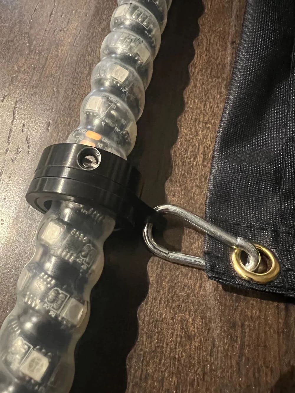 M Whips Swivel Single LED Whip Flag Clips